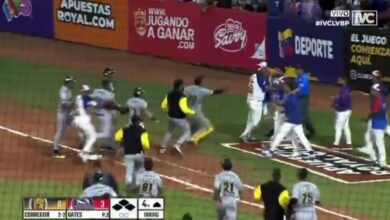 Tiburones y Leones protagonizaron un altercado en el Estadio Universitario