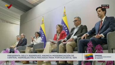 Presidenta Rodríguez anuncia modernización de la Central Hidroeléctrica Macagua