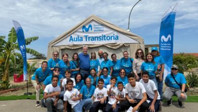 Movistar apoya la continuidad educativa de 140 niños con un Aula Transitoria en La Guaira