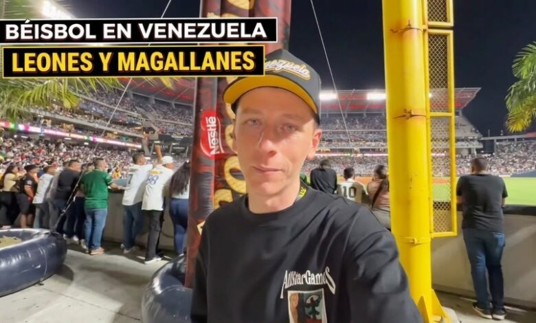 Estadounidense se hace viral tras vivir la emoción de un Caracas-Magallanes