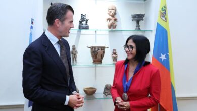 Presidenta Delcy Rodríguez recibe condecoración de la IILA en Roma
