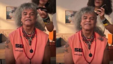 "El Pibe" Valderrama se afeita su icónica melena rubia