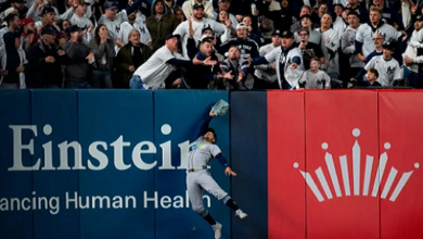 Fanático evita un jonrón de los Yankees y es expulsado de por vida del estadio