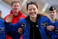 La astronauta francesa Sophie Adenot regresa a la Tierra tras 235 días en el espacio